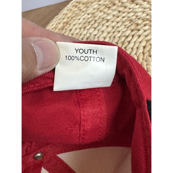 Vintage 90s YOUTH Disney Mickey Logo M Snapback Cap Goofy’s Hat Company - Picture 5 of 6